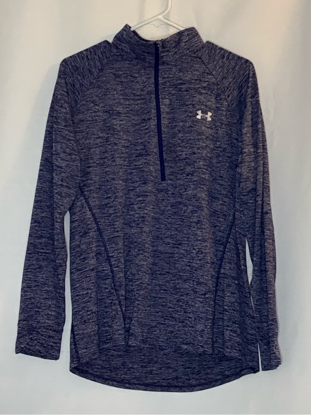 Under Armour Heathered Gray Quarter-Zip Pullover